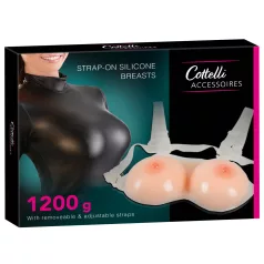   Cottelli - sâni push-up cu bretele detașabile din silicon 2x600g