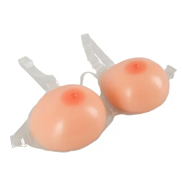 Cottelli - sâni silicon push-up cu prindere - 2x1200g