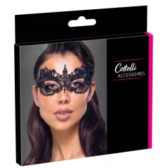 Cottelli - mască dantelă erotică - negru