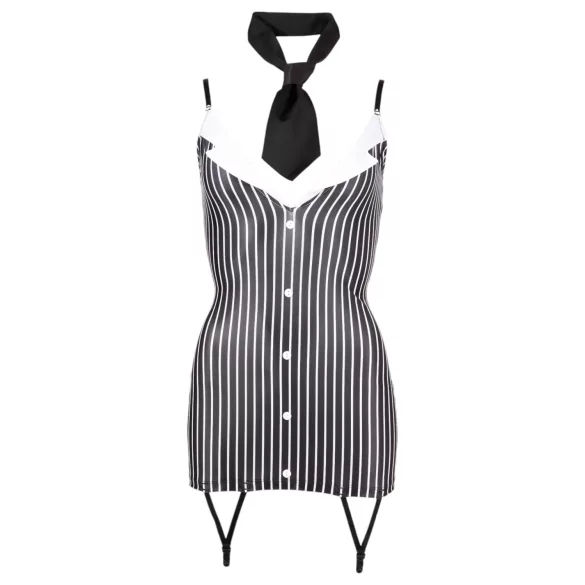 Cottelli - costum de secretară în dungi - M