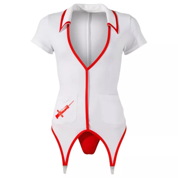 Cottelli - Costum asistentă sexy cu portjartier