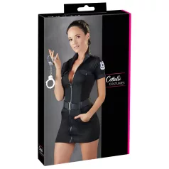   Cottelli - costum polițistă sexy - rochie scurtă - negru - M