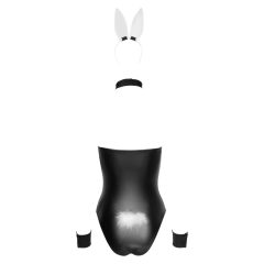   Cottelli Bunny - Costum lucios și sexy de iepurică (5 piese)