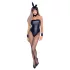 Cottelli Bunny - costum sexy iepuraș femei - 5 piese - lucios - M
