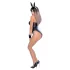 Cottelli Bunny - costum sexy iepuraș femei - 5 piese - lucios - M