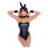 Cottelli Bunny - costum sexy iepuraș femei - 5 piese - lucios - M