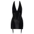 Cottelli - rochie de domină cu bici (negru) - M