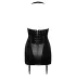 Cottelli - rochie de domină cu bici (negru) - M