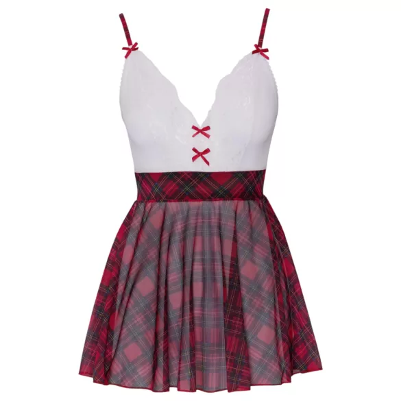 Cottelli - costum sexy școlăriță - roșu alb - M