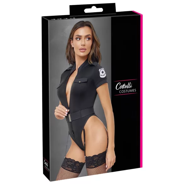 Cottelli - costum polițistă sexy - negru - M