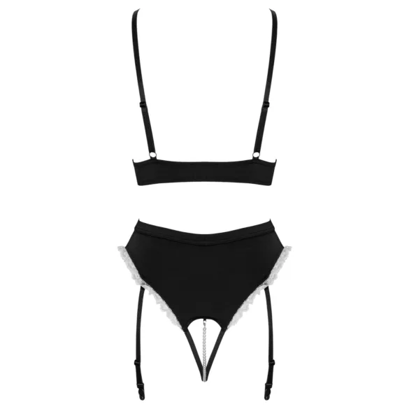 Cottelli - set de cameristă (negru) - M