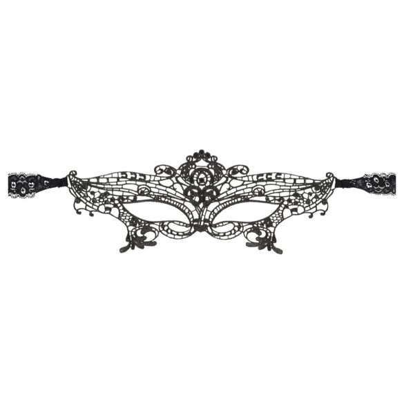 Cottelli - mască de ochi cu broderie efect dantelă - negru