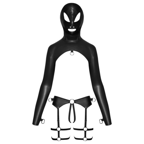 Bad Kitty - set lenjerie BDSM - negru - L