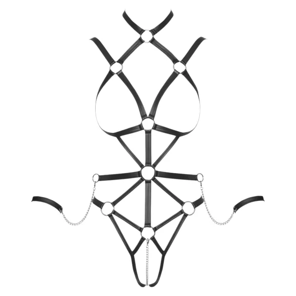 Bad Kitty - body sexy dama - dantelă neagră - XL