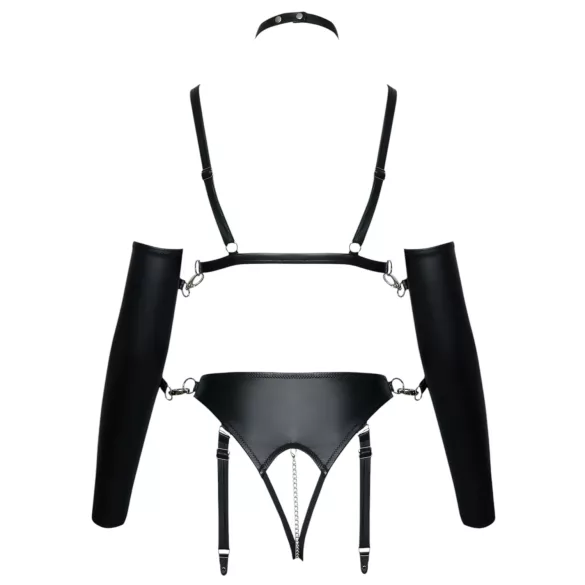 Bad Kitty - set hamuri corporale bondage - negru - L