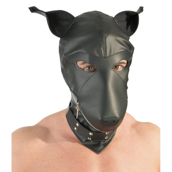 Mască de câine - neagră (SL)