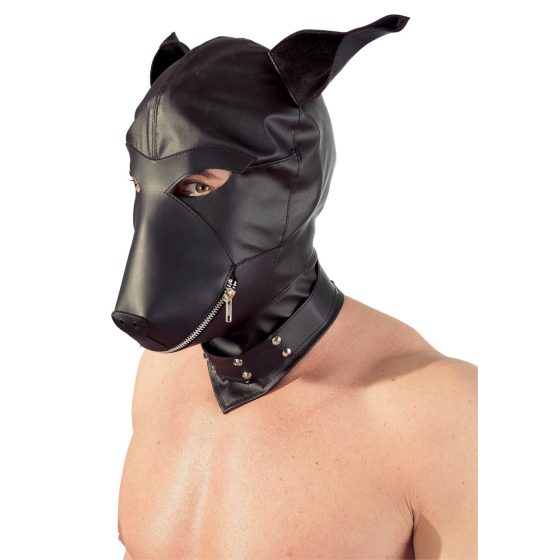 Mască de câine - neagră (SL)