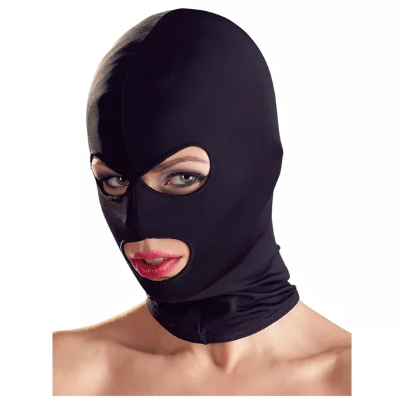 Bad Kitty - mască pentru sex oral cu deschidere pentru gură și ochi