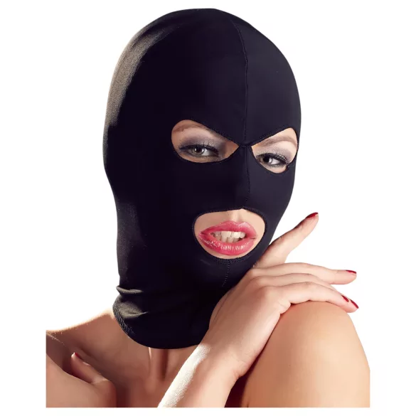 Bad Kitty - mască pentru sex oral cu deschidere pentru gură și ochi