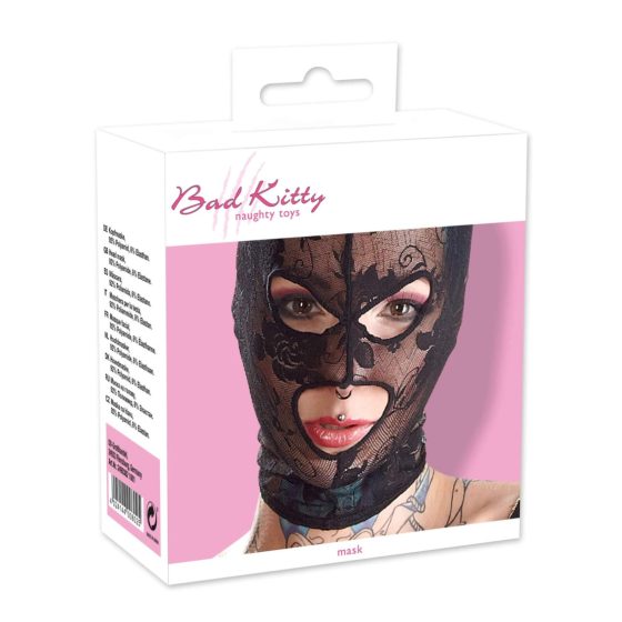 Bad Kitty - Mască de cap din dantelă