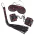 Bad Kitty - set BDSM asiatic - roșu-negru