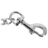 ZADO - carabinier dublu cu lanț metalic 15cm