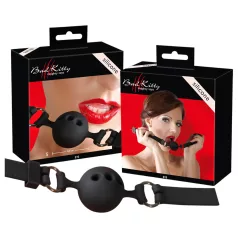 Bad Kitty - muștiuc gag mic din silicon - negru