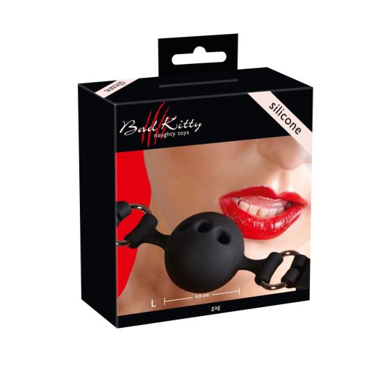 Bad Kitty - mufa de gură mare din silicon (negru)