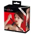 Bad Kitty - mușcătură pentru gură cu dildo mic - silicon negru