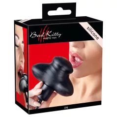 Bad Kitty - dop de gură cu pompiță - silicon negru