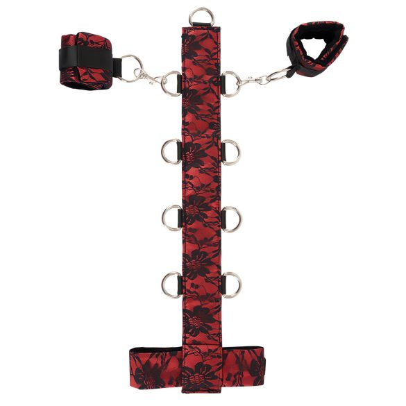 Bad Kitty - Set bondage gât roșu-negru senzual!