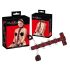 Bad Kitty - Set bondage gât roșu-negru senzual!