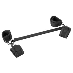   Fetish - set bară imobilizare din piele ecologică 6 piese - negru