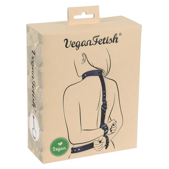 Set Vegan Fetish Legături mâini la spate (negru)