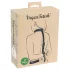 Vegan Fetish - set cătușe pentru legat mâinile la spate - negru