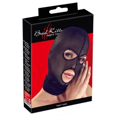 Bad Kitty - mască erotică tip plasă pentru oral - negru