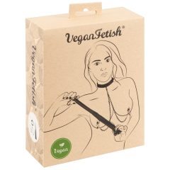 Vegan Fetish - set de disciplinare (negru) - 3 piese