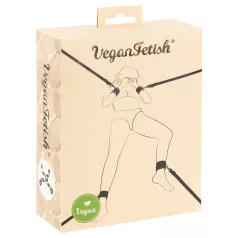 Vegan Fetish - set pentru imobilizare la pat - negru