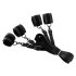 Vegan Fetish - Set de prindere pentru pat (negru)