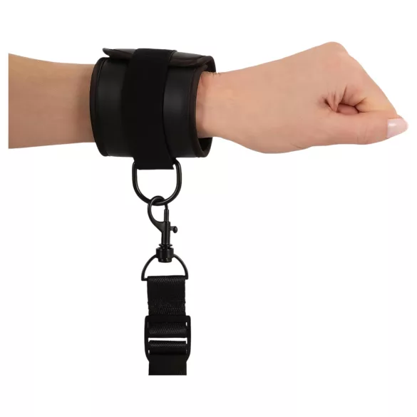 Vegan Fetish - set pentru imobilizare la pat - negru