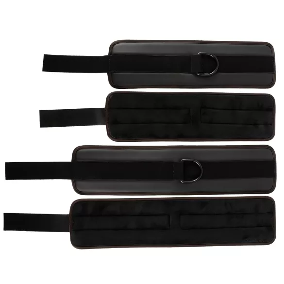 Vegan Fetish - set pentru imobilizare la pat - negru
