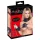 Bad Kitty - set de legare cu volane (4 piese) - negru