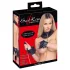 Bad Kitty - set de legare cu volane (4 piese) - negru