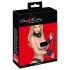 Bad Kitty - set de legare cu volane (4 piese) - negru