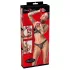 Bad Kitty - set bondage 7 piese - roșu