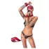 Bad Kitty - set bondage 7 piese - roșu