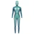Costum de rol Reptiloid Beasty Suits - costum de joc de rol reptilian cu mască (verde) - L/XL