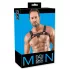 Svenjoyment - ham de piele artificială pentru piept (negru)