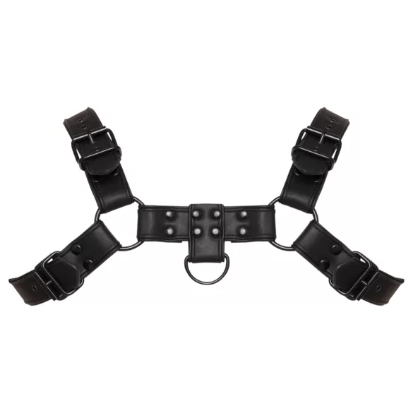 Svenjoyment - ham de piele artificială pentru piept (negru)