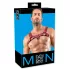 Svenjoyment - ham de piele artificială pentru piept (roșu)